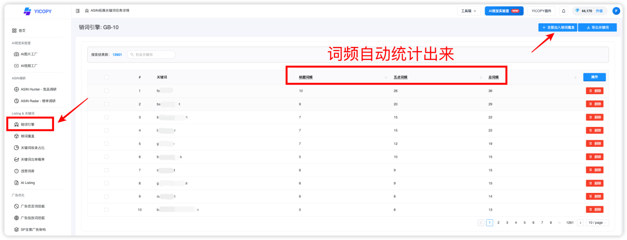 销词引擎得到的关键词