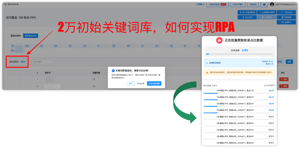 收录占比测试中