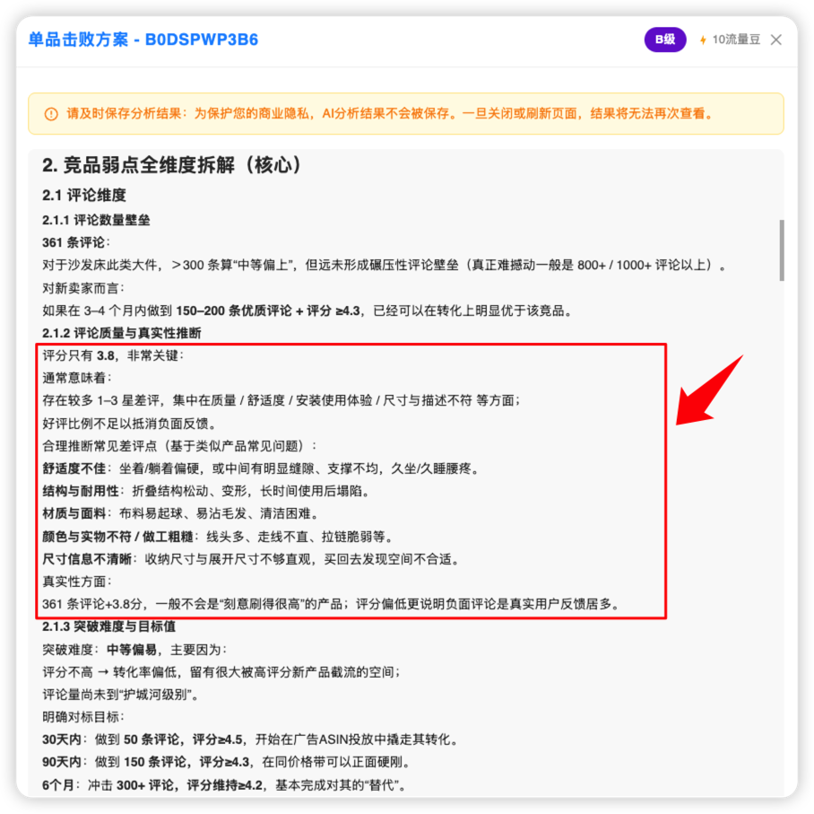 差评分析